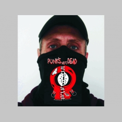 Punks not Dead KENNY  univerzálna elastická multifunkčná šatka vhodná na prekritie úst a nosa aj na turistiku pre chladenie krku v horúcom počasí (použiteľná ako rúško )